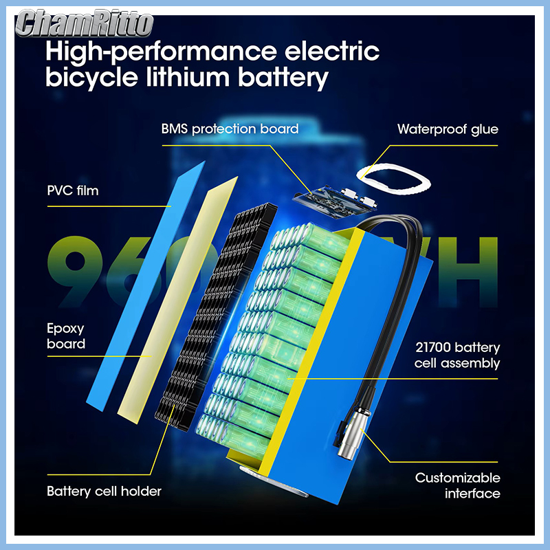 48V 52V Electric Bicycle chamr - 72V 50Ah 21700 Lithium Battery review and price