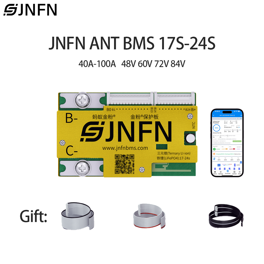 JNFN ANT Smart BMS 17-24S 60V  - 84V 50A Smart Bms Bluetooth review and price