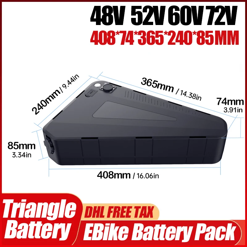 Electric Bicycle 60v 72v Trian - 72V 50Ah 21700 Lithium Battery review and price