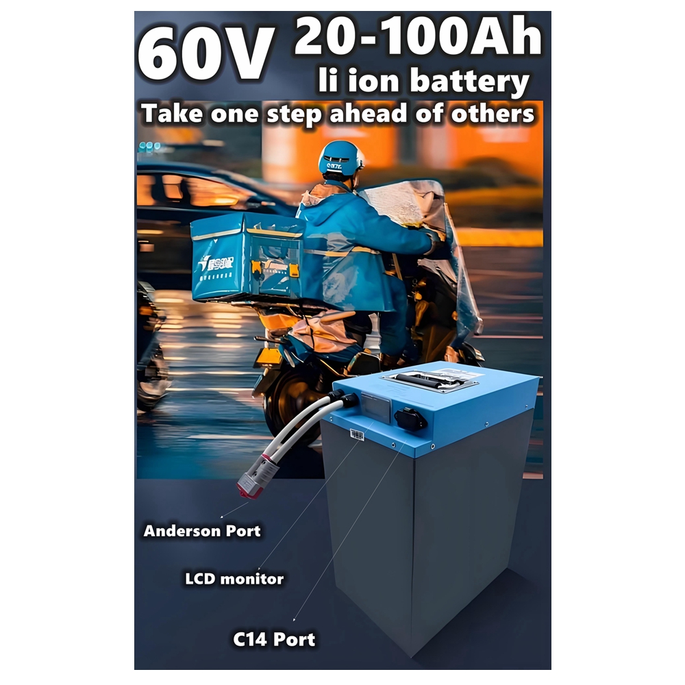 HS 60V Scooter li ion battery  - 60V 50Ah Electric Scooter Battery review and price