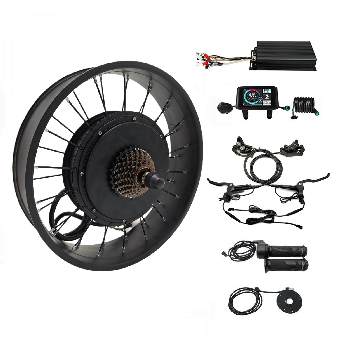 48V-72V 100A 5000W eBike Fat W - 72V 100A Sabvoton Controller review and price