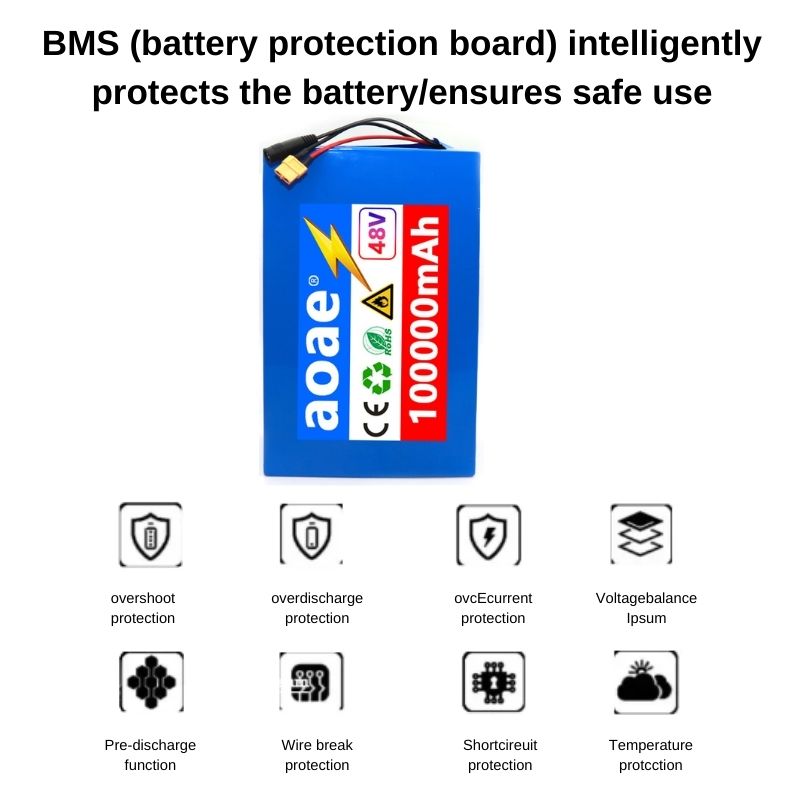 13S8P 48V 100ah Lithium Batter - 60V 50Ah Electric Scooter Battery review and price