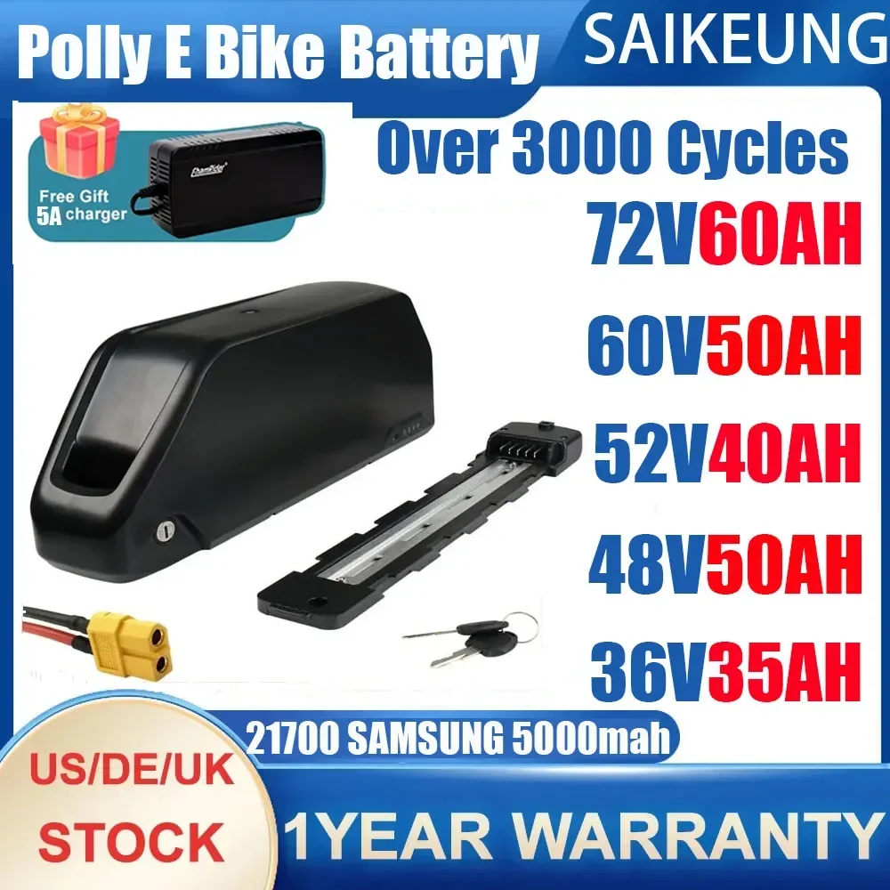 Electric bicycle bike battery  - 72V 50Ah 21700 Lithium Battery review and price